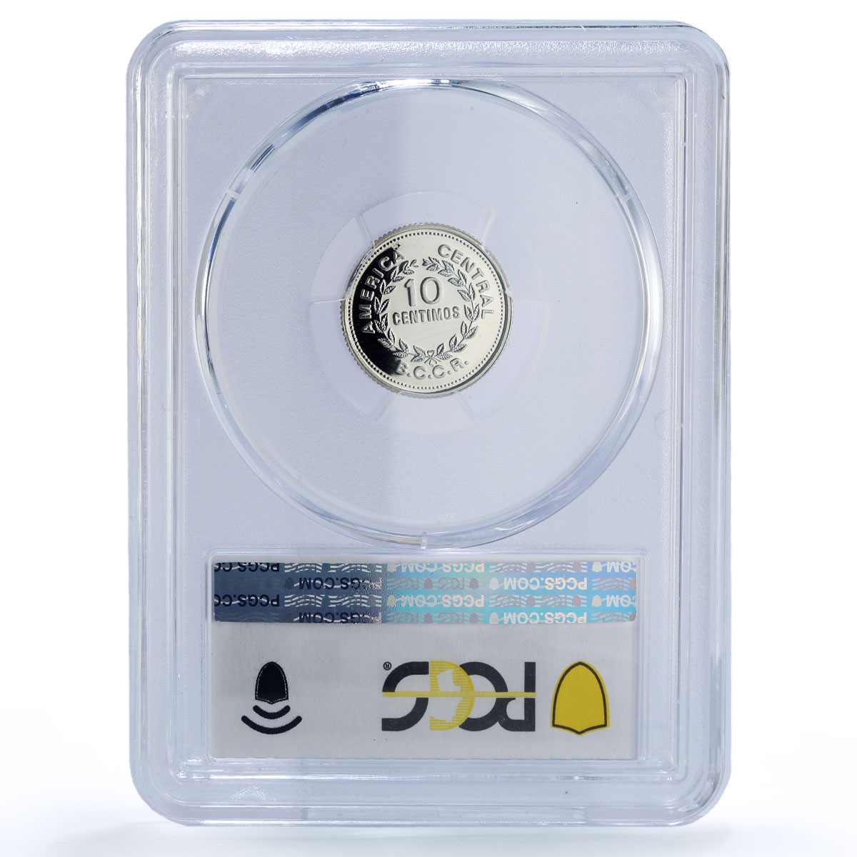 Costa Rica 10 centimos Republic Coinage BCCR Small Ships PR70 PCGS coin 1976