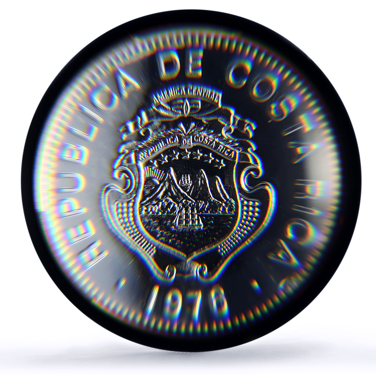 Costa Rica 10 centimos Republic Coinage BCCR Small Ships PR70 PCGS coin 1976