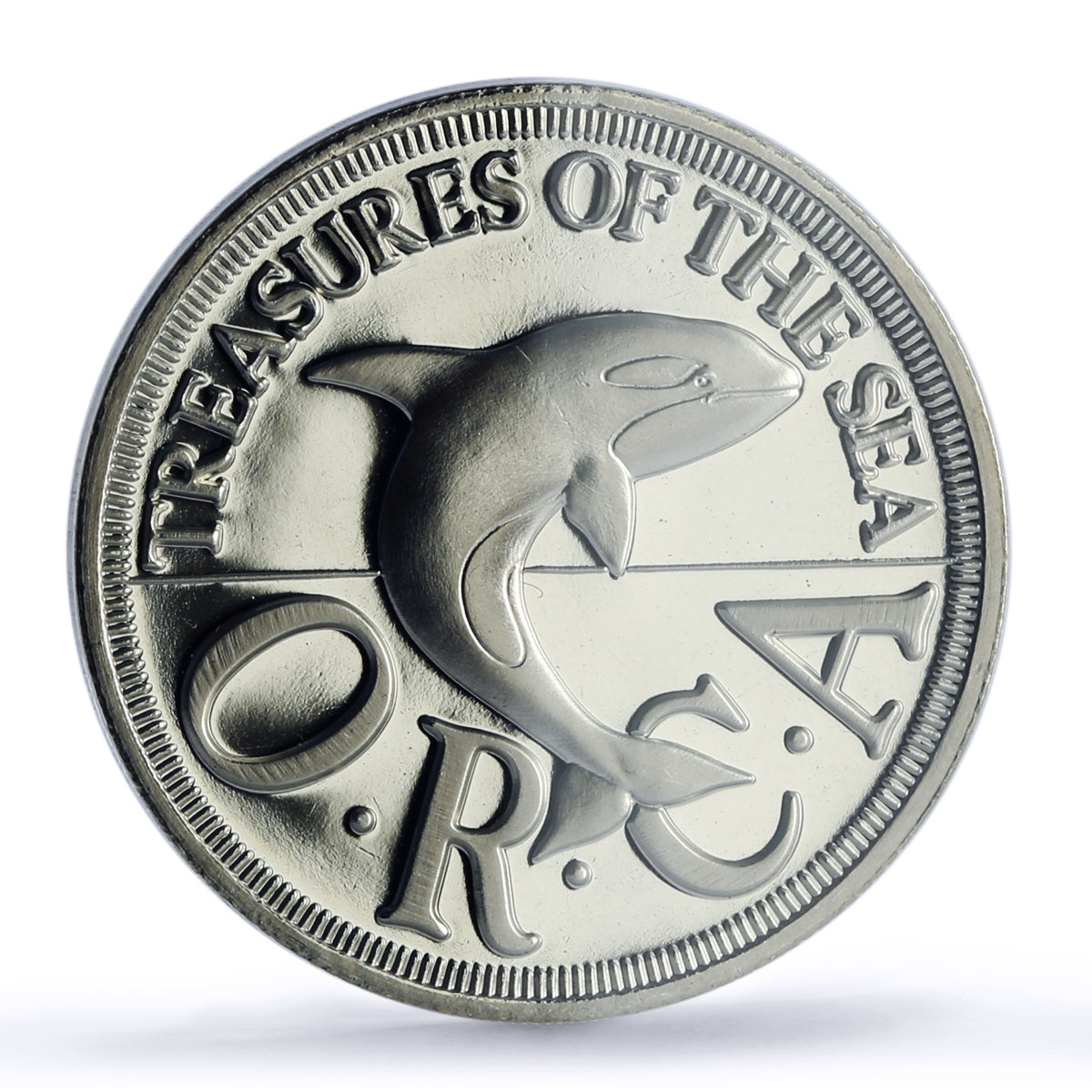 Sealand 50 cents Orca Whale Sea Treasures Fantasy X#8.1 PR69 PCGS CuNi coin 1994