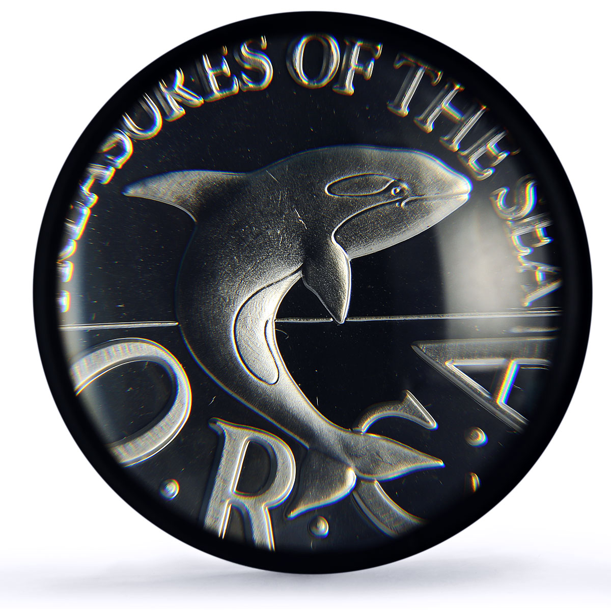 Sealand 50 cents Orca Whale Sea Treasures Fantasy X#8.1 PR69 PCGS CuNi coin 1994