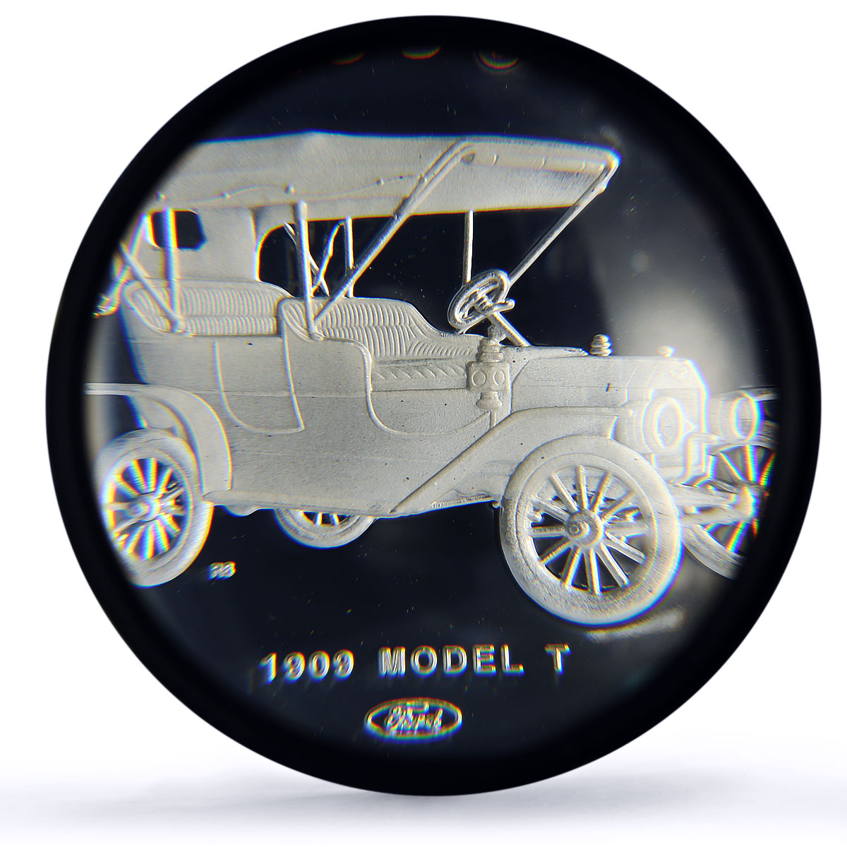 Marshall Islands 50 dollars Ford Model T 1909 Cars PR70 PCGS silver coin 1996