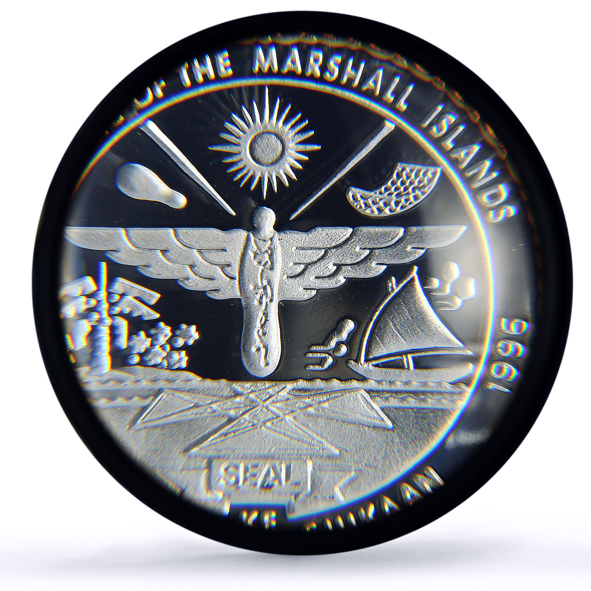 Marshall Islands 50 dollars Ford Model T 1909 Cars PR70 PCGS silver coin 1996