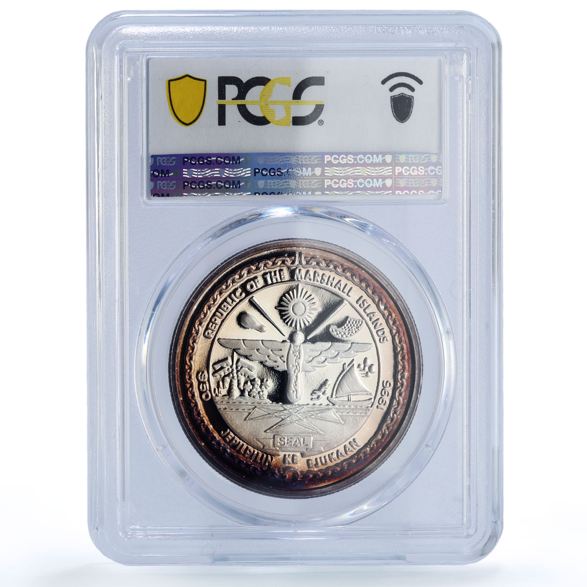 Marshall Islands 50 dollar Ford Thunderbird 1955 Cars PR67 PCGS silver coin 1996