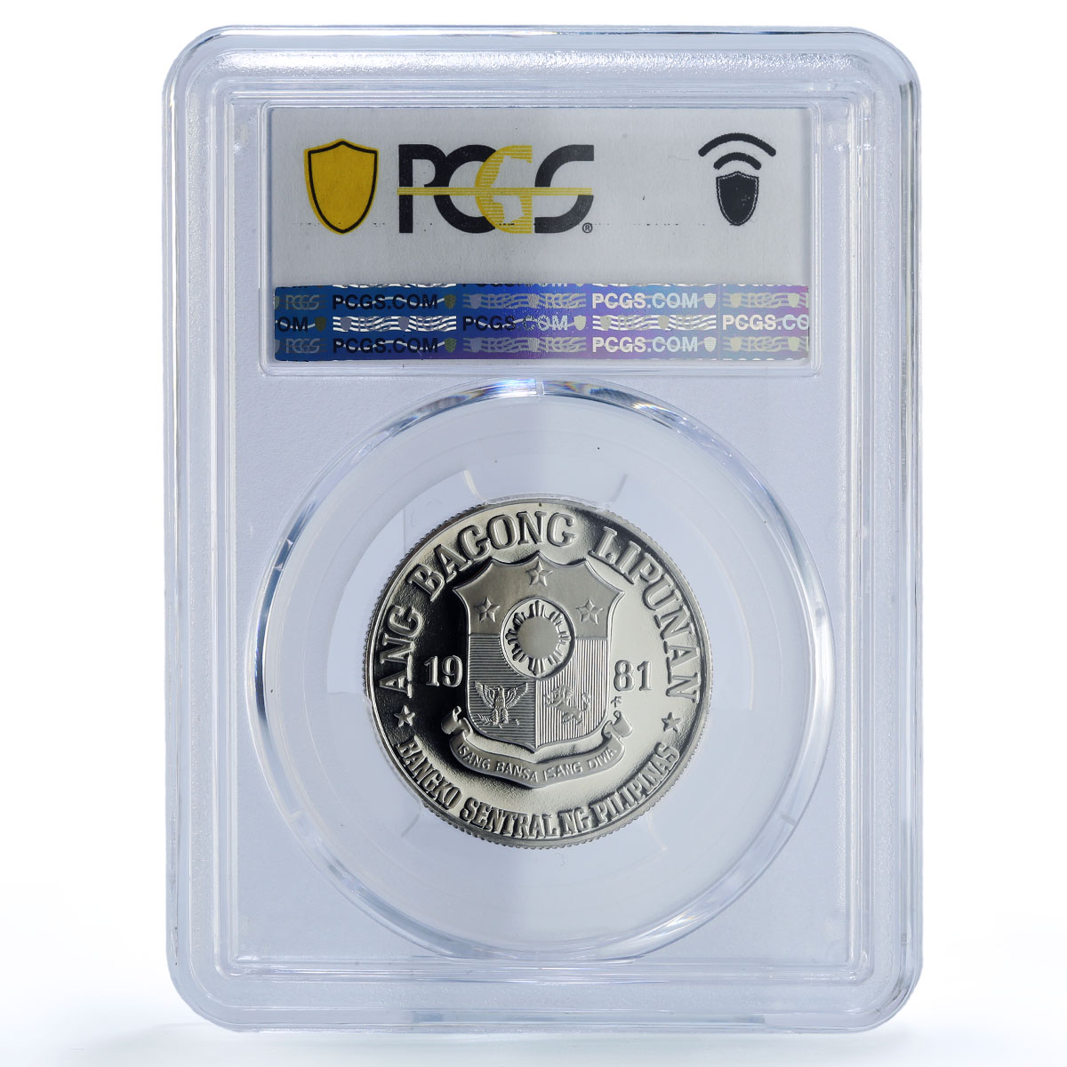 Philippines 1 piso Republic Coinage Jose Rizal PR70 PCGS CuNi coin 1981