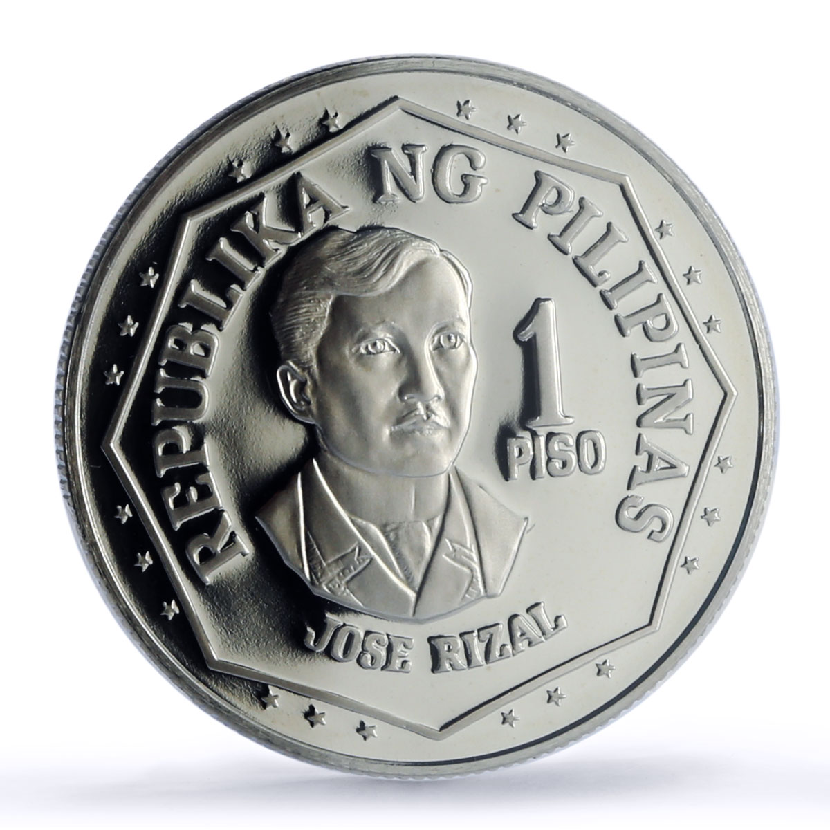 Philippines 1 piso Republic Coinage Jose Rizal PR70 PCGS CuNi coin 1981