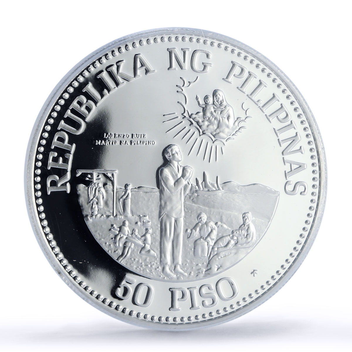 Philippines 50 piso Pope John Paul II Visit History Religion PR69 PCGS coin 1981