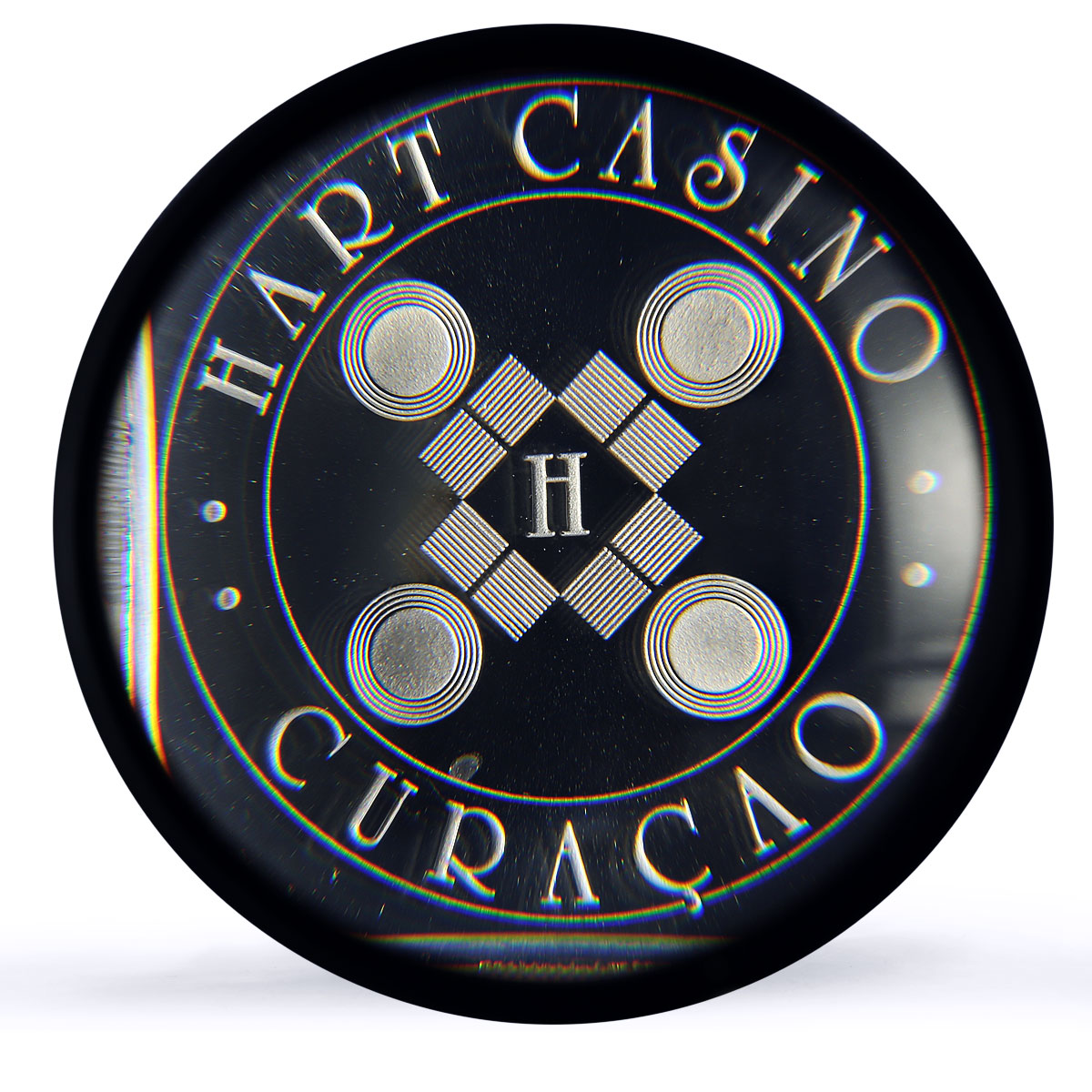 Netherlands Curacao Hart Casino Fantasy Token PR70 PCGS silver 1986 - 1988 FM