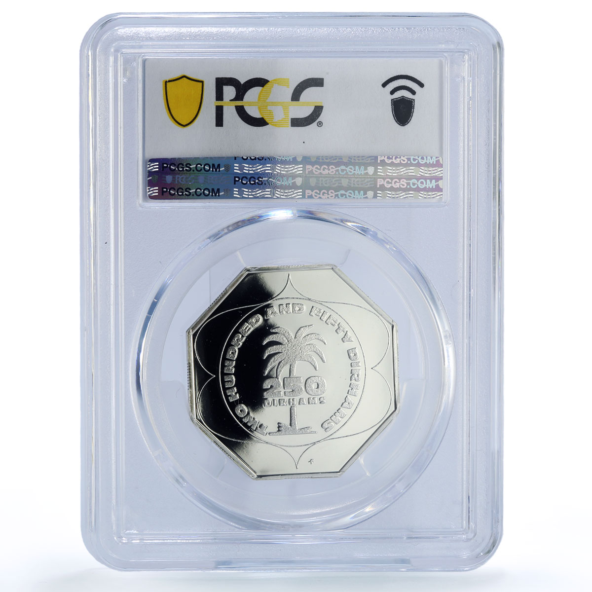 Morocco Marrakech Casino Fantasy Token 250 Dir. PR70 PCGS silver 1986 - 1988 FM