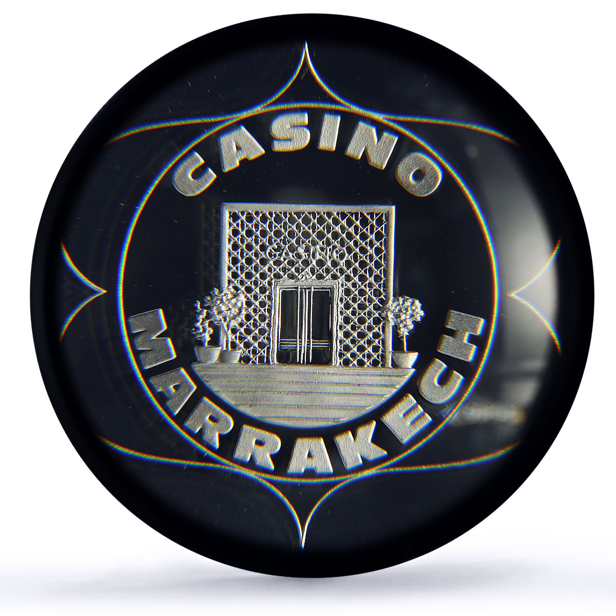 Morocco Marrakech Casino Fantasy Token 250 Dir. PR70 PCGS silver 1986 - 1988 FM