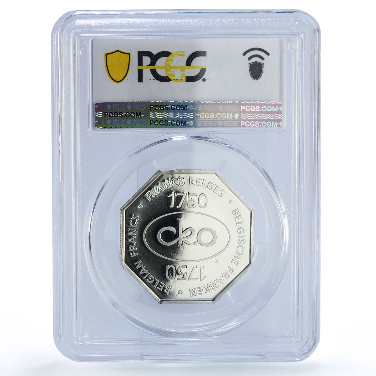 Belgium Oostende Kursaal Casino Fantasy Token PR69 PCGS silver 1986 - 1988 FM