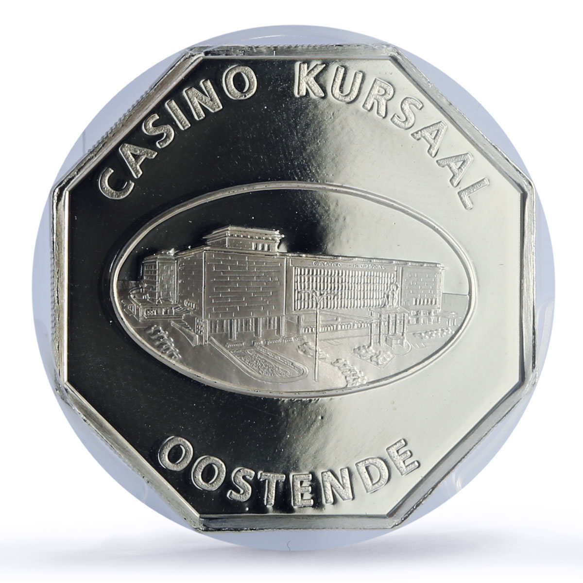 Belgium Oostende Kursaal Casino Fantasy Token PR69 PCGS silver 1986 - 1988 FM