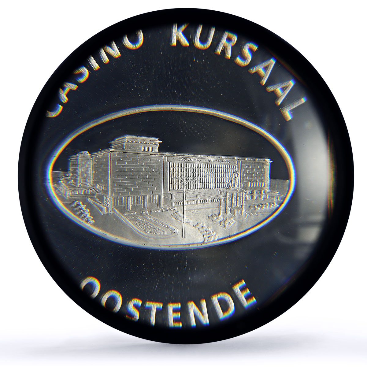 Belgium Oostende Kursaal Casino Fantasy Token PR69 PCGS silver 1986 - 1988 FM