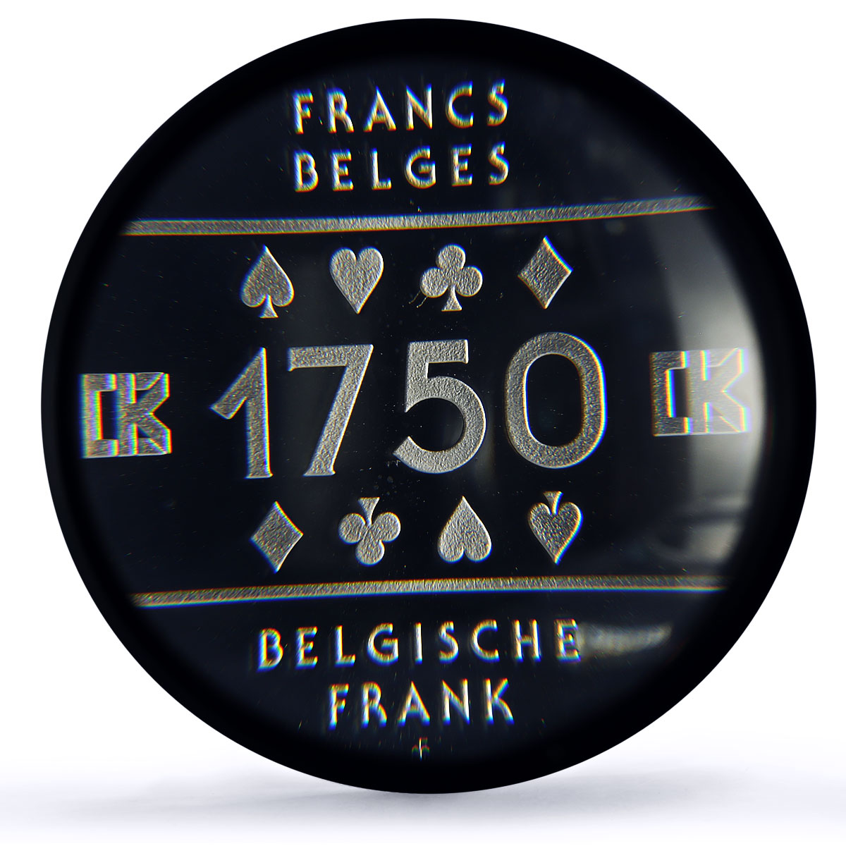 Belgium Knokke Casino Fantasy Token 1750 Francs PR69 PCGS silver 1986 - 1988 FM