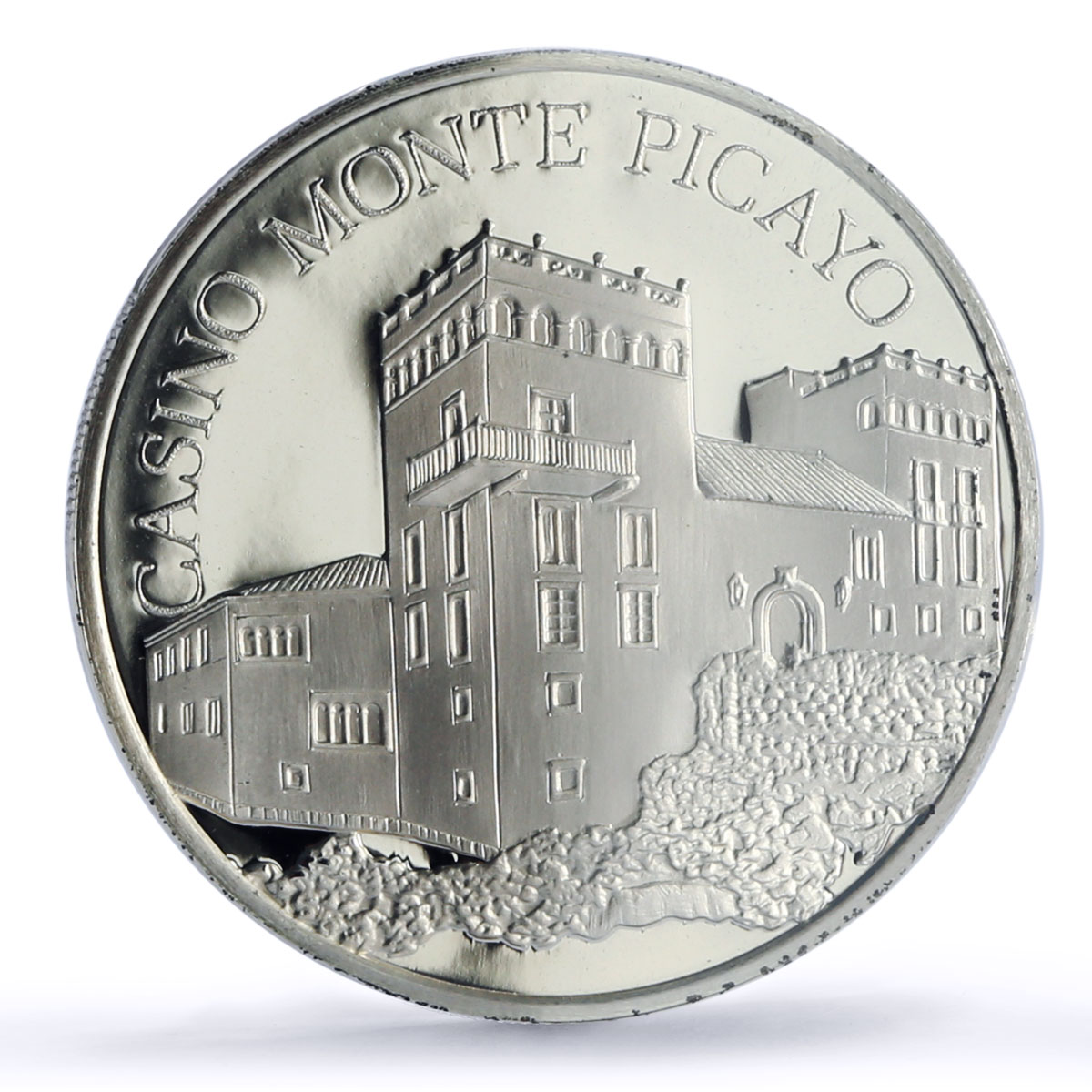 Spain Monte Picayo Casino Fantasy Token 4000 P. PR69 PCGS silver 1986 - 1988 FM