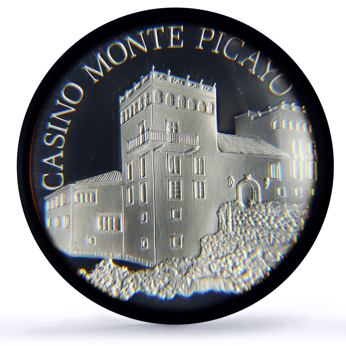 Spain Monte Picayo Casino Fantasy Token 4000 P. PR69 PCGS silver 1986 - 1988 FM
