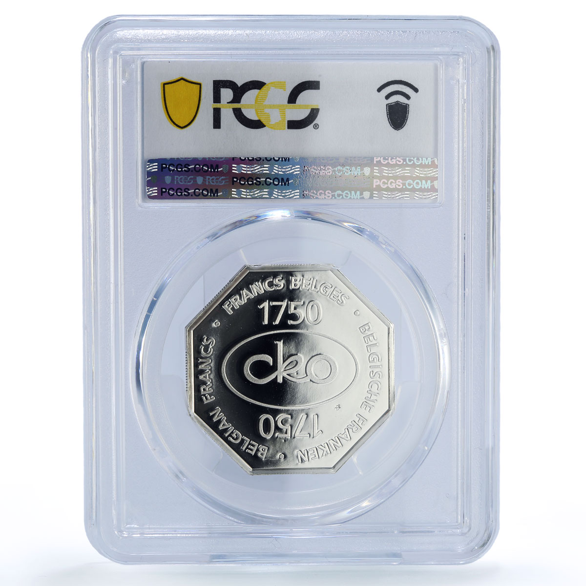 Belgium Oostende Kursaal Casino Fantasy Token PR69 PCGS silver 1986 - 1988 FM