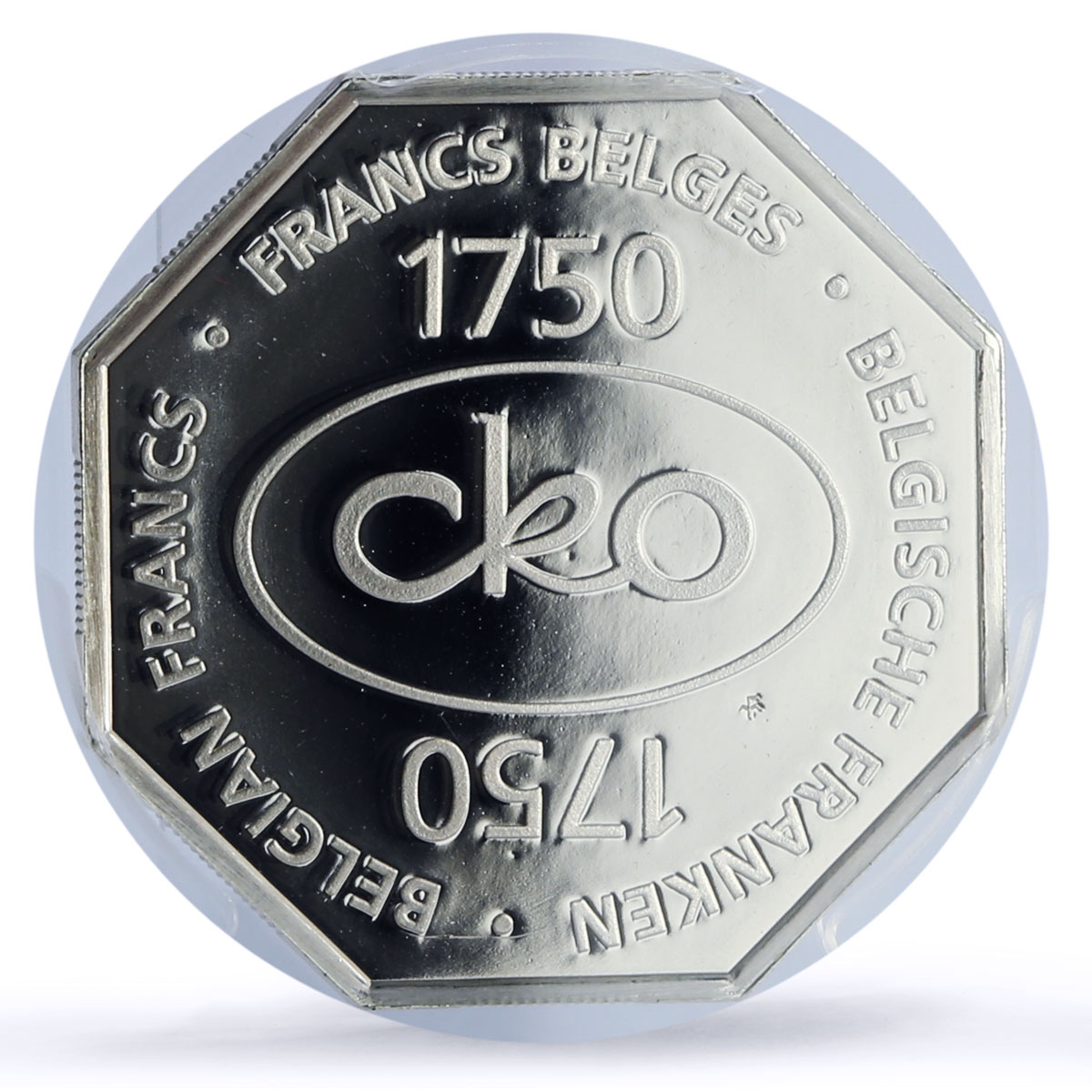 Belgium Oostende Kursaal Casino Fantasy Token PR69 PCGS silver 1986 - 1988 FM
