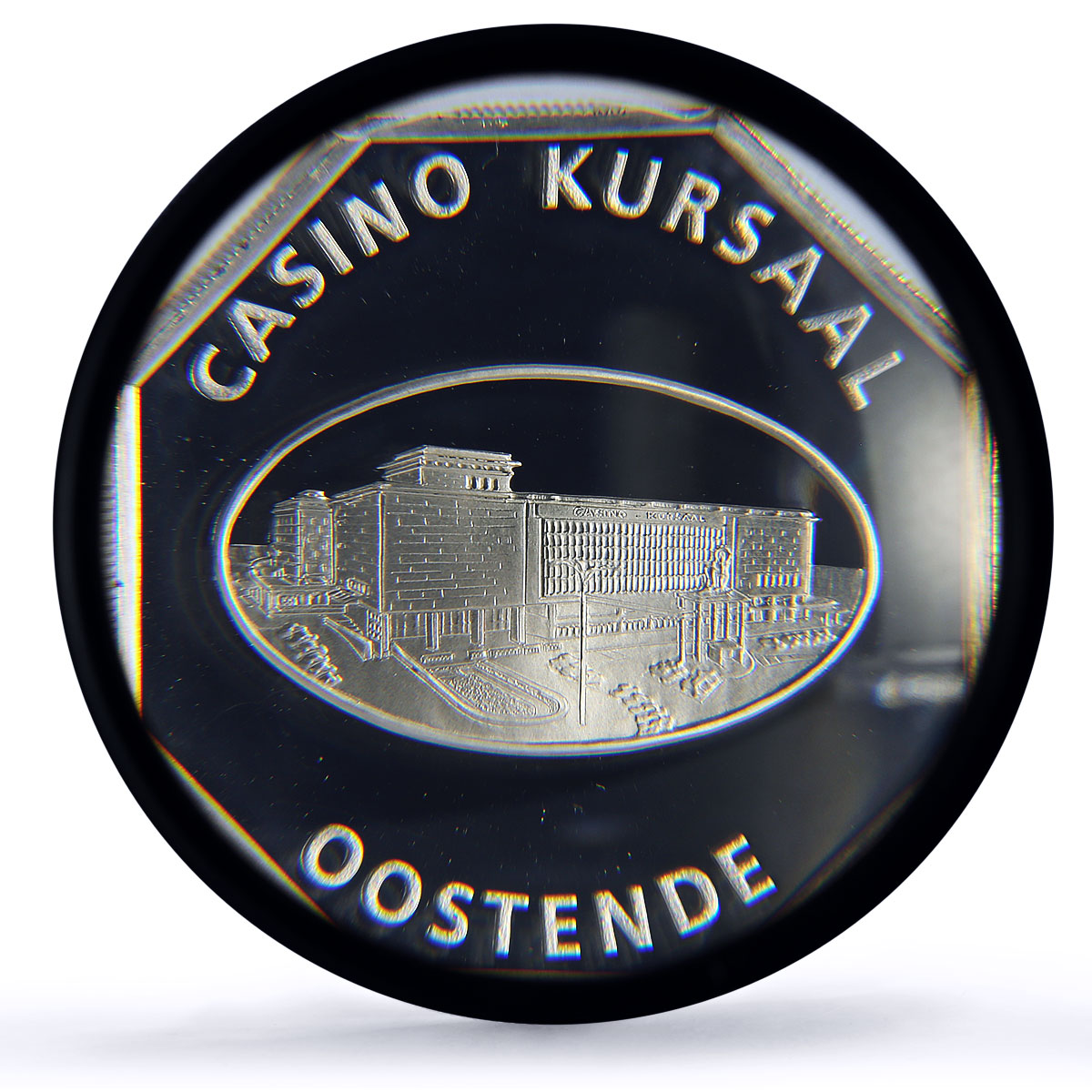 Belgium Oostende Kursaal Casino Fantasy Token PR69 PCGS silver 1986 - 1988 FM
