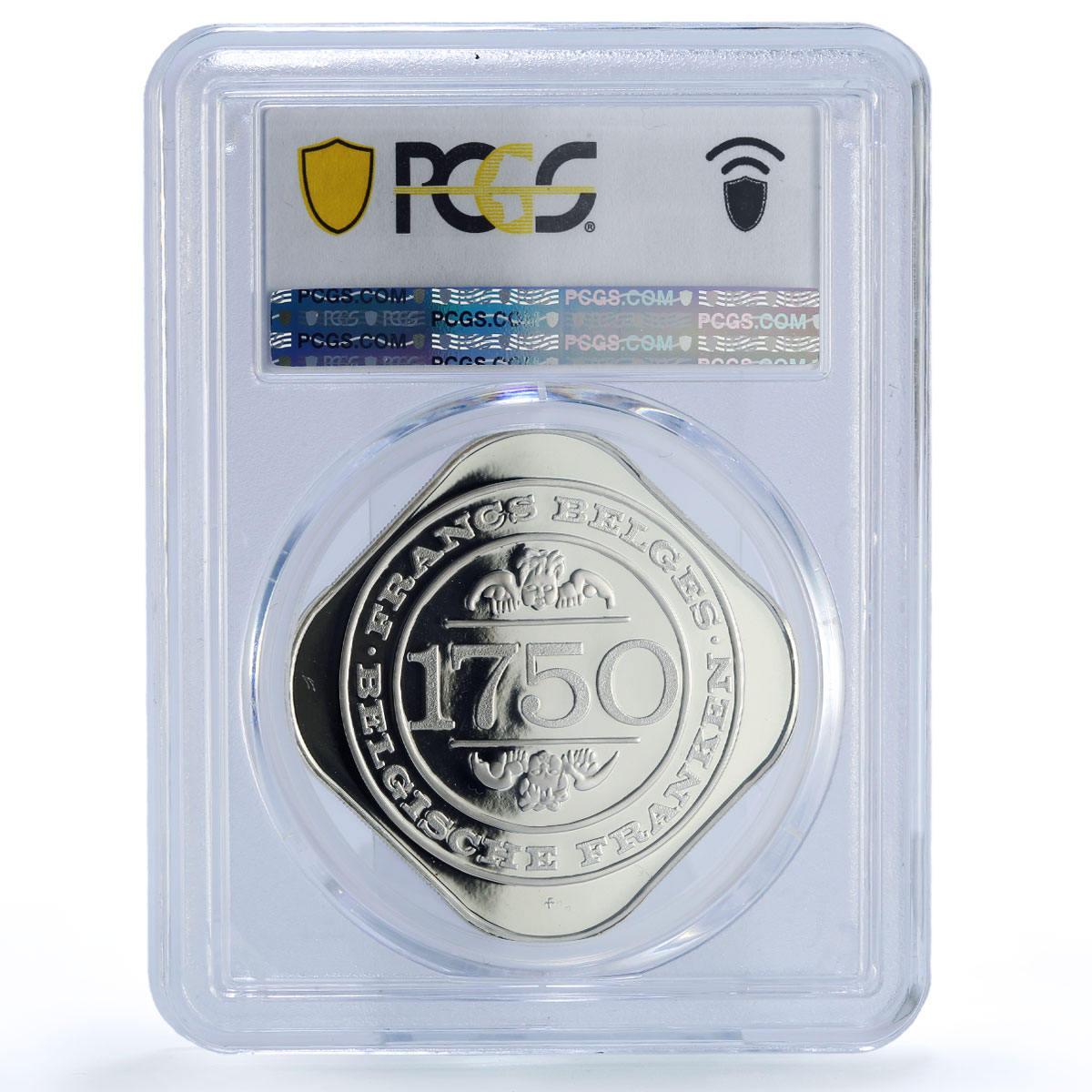 Belgium Spa Casino Fantasy Token 1750 Francs PR70 PCGS silver 1986 - 1988 FM