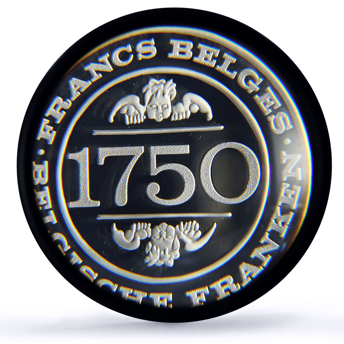 Belgium Spa Casino Fantasy Token 1750 Francs PR70 PCGS silver 1986 - 1988 FM
