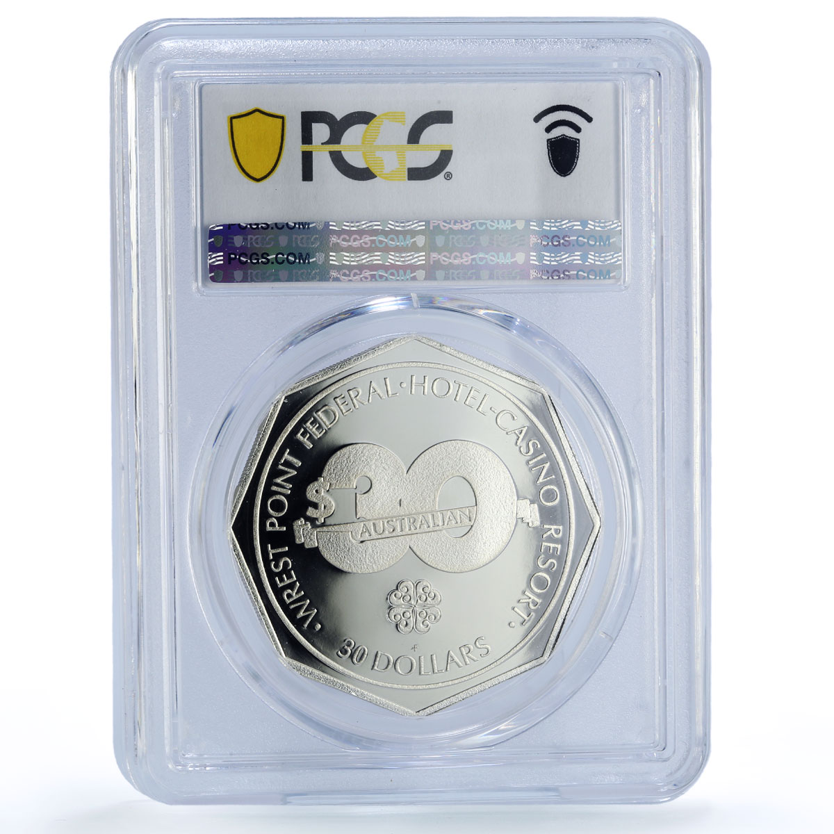 Australia Wrest Point Casino Fantasy Token PR70 PCGS silver 1986 - 1988 FM