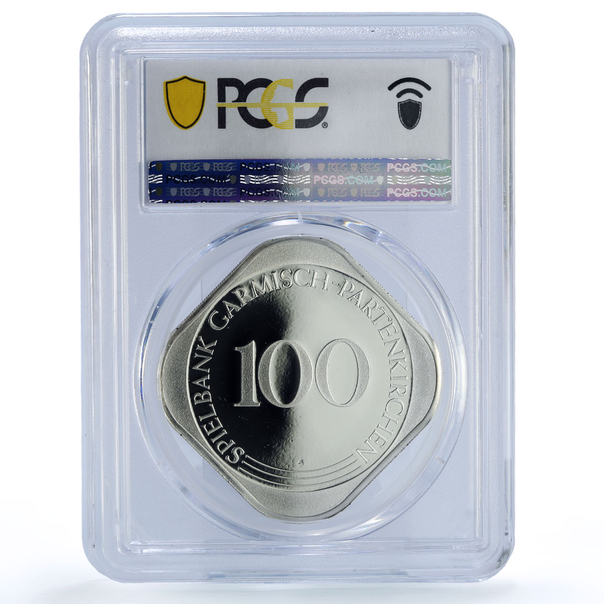 Germany Garmisch Partenkirchen Casino Fantasy Token PR70 PCGS silver 1986 - 1988
