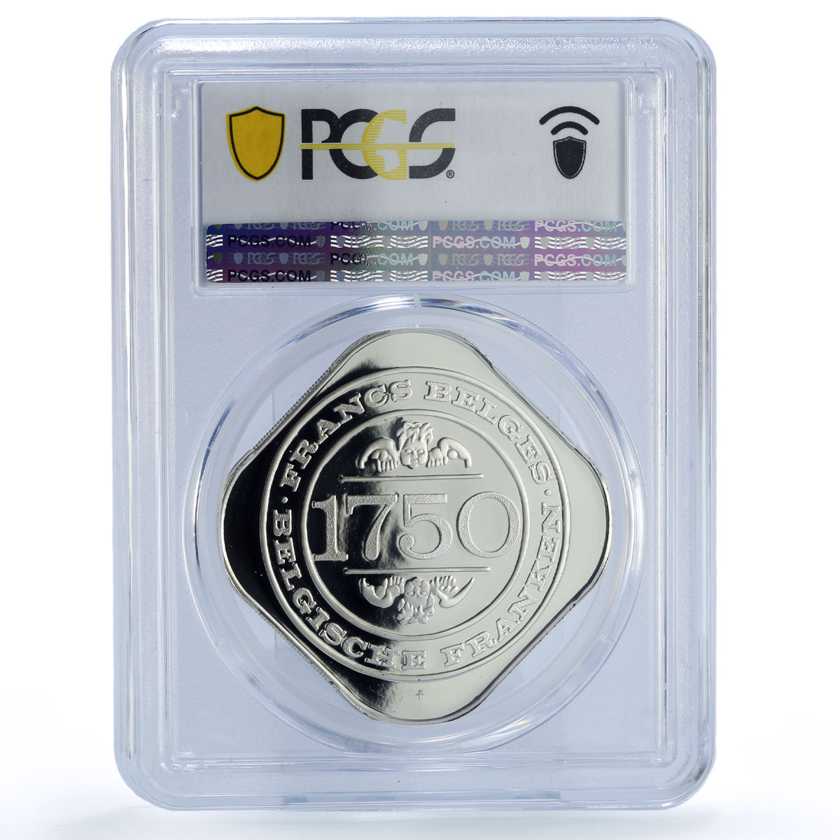 Belgium Spa Casino Fantasy Token 1750 Francs PR70 PCGS silver 1986 - 1988 FM