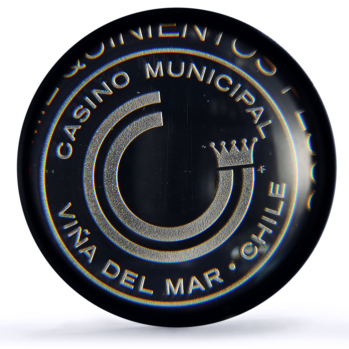 Chile Vina del Mar Casino Fantasy Token 2500 P. PR68 PCGS silver 1986 - 1988 FM