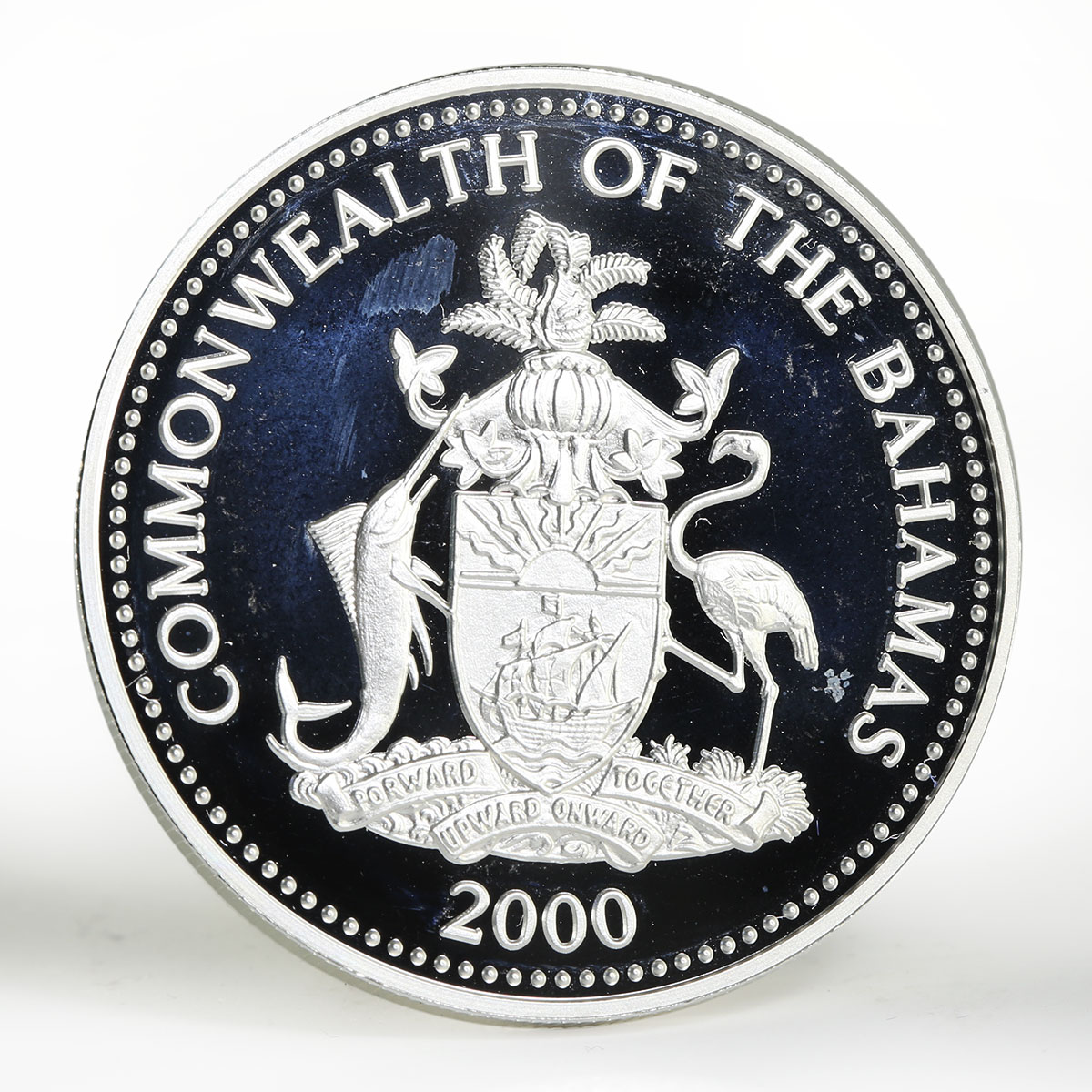 Bahamas 10 dollars Olympic Games Sydney Golden Girls silver coin 2000