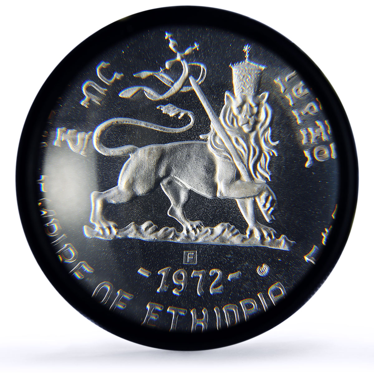 Ethiopia 5 dollars Theodros II Emperors Kings History MS67 PCGS silver coin 1972