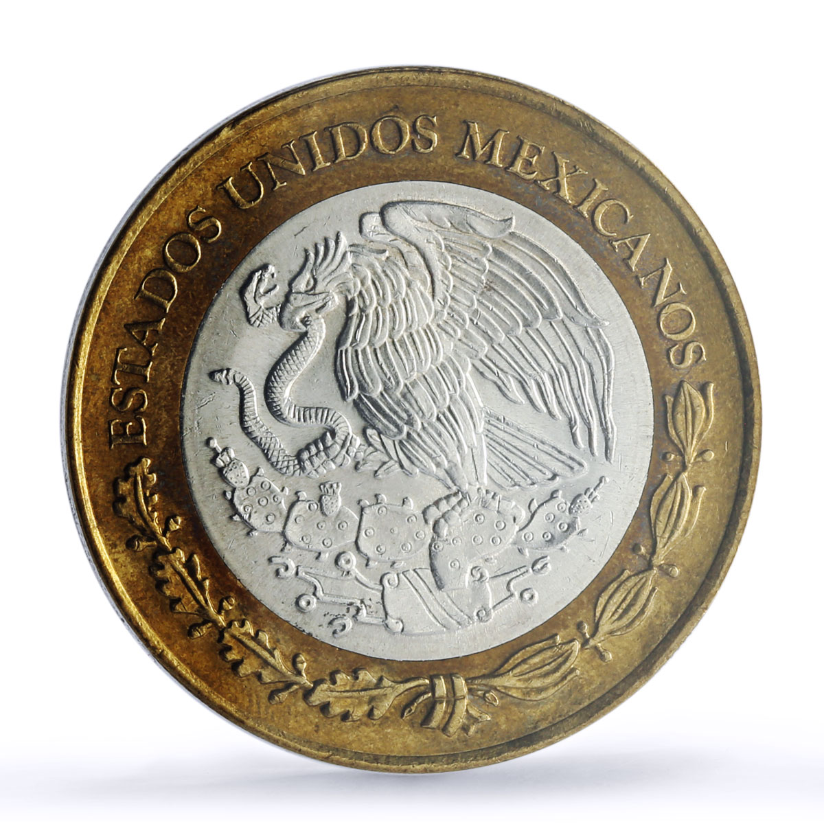 Mexico 50 pesos Ninos Heroes Revolution History MS65 PCGS bimetal coin 1993