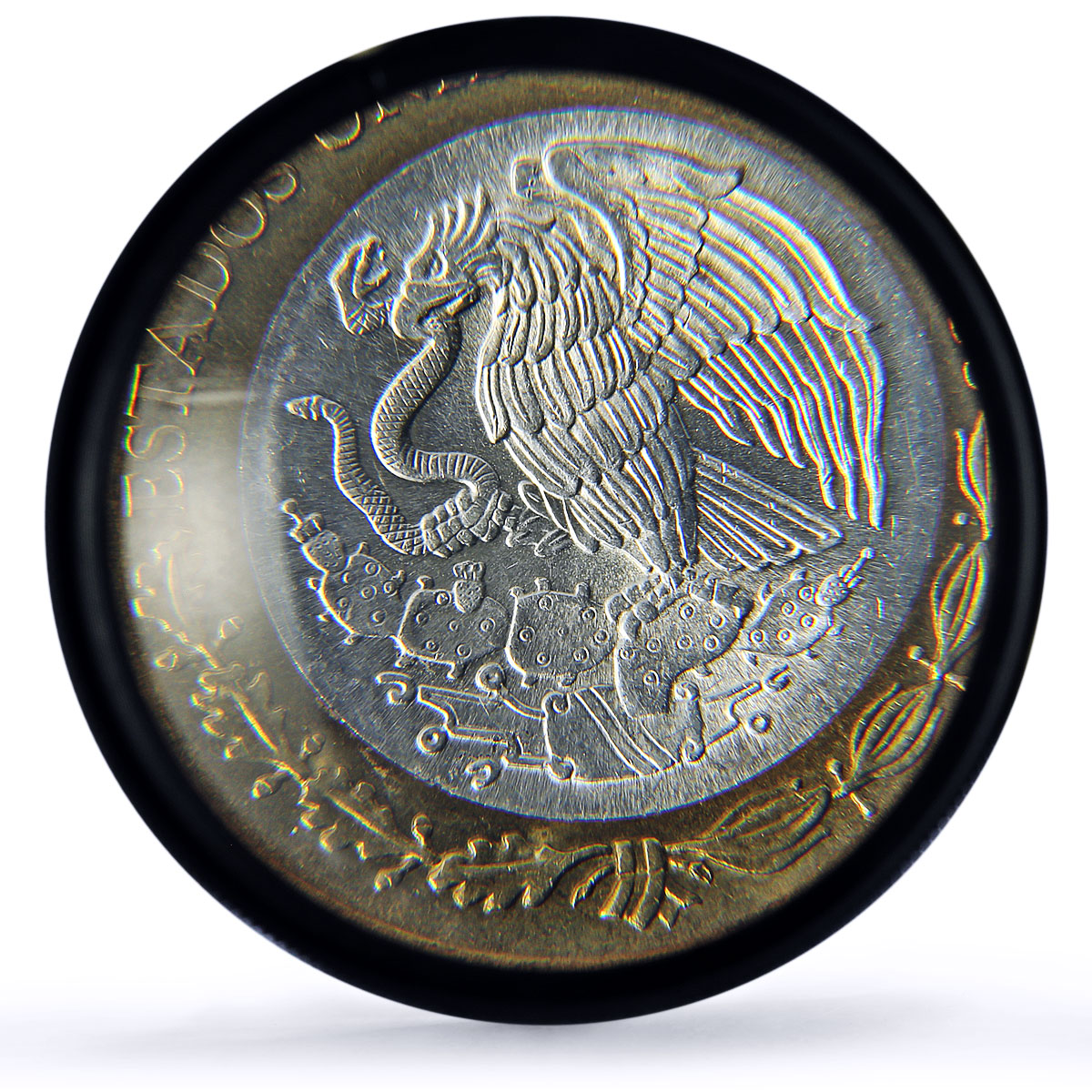 Mexico 50 pesos Ninos Heroes Revolution History MS65 PCGS bimetal coin 1993