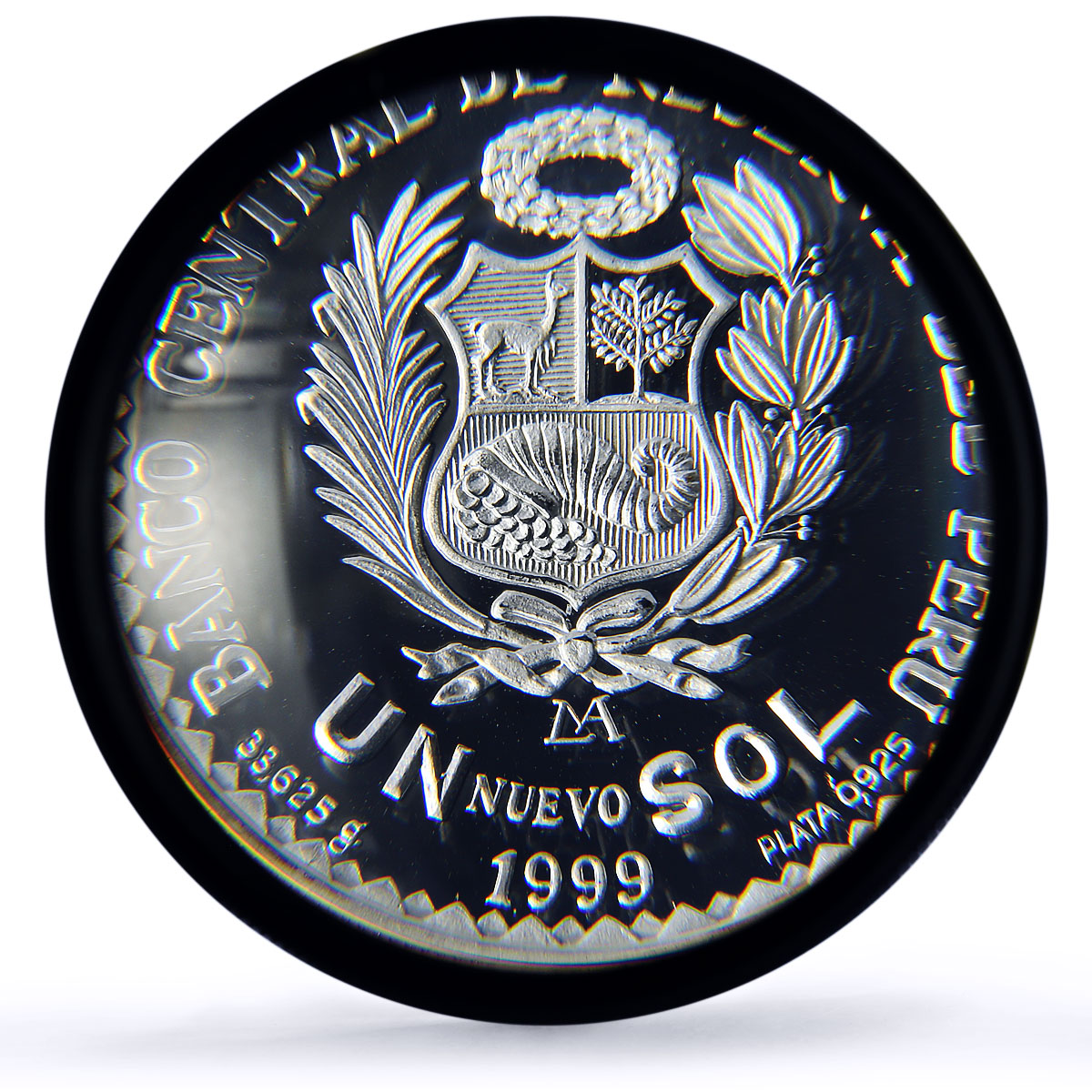 Peru 1 sol Geological Society 75 Anniversary Science PR68 PCGS silver coin 1999