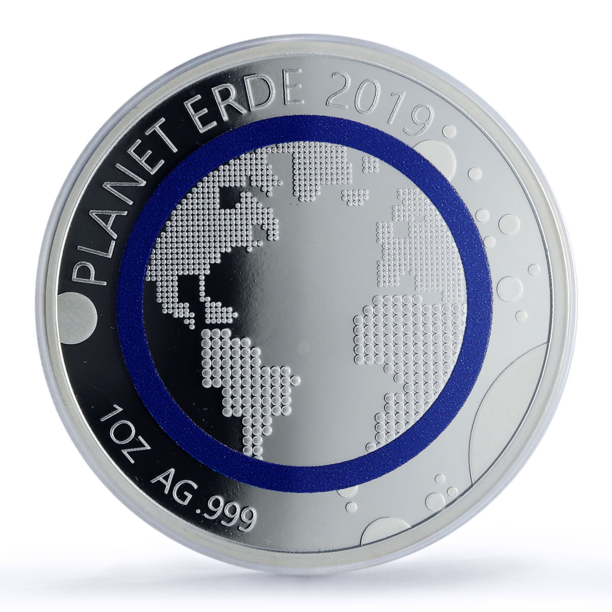 Togo 1000 francs Earth Solar System Planets Space PR68 PCGS silver coin 2019
