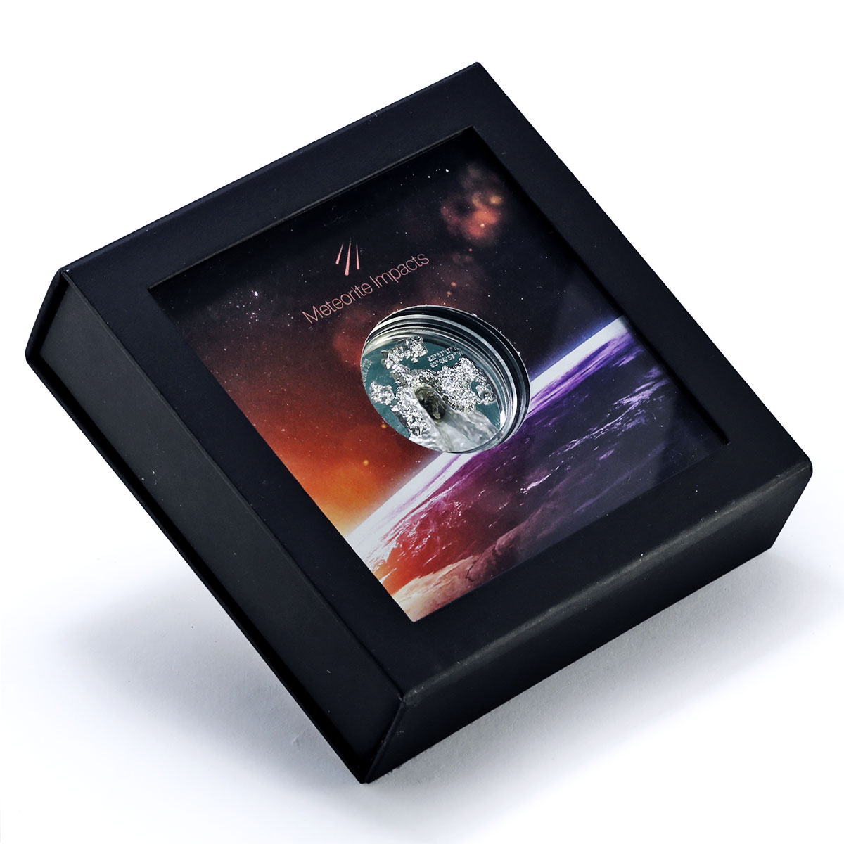 Cook Islands 5 dollars Vinales Meteorites Impacts Space proof silver coin 2020