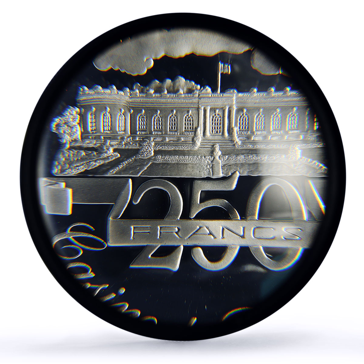 France Deauville Casino Fantasy Token 250 Francs SP69 PCGS silver 1986 - 1988 FM