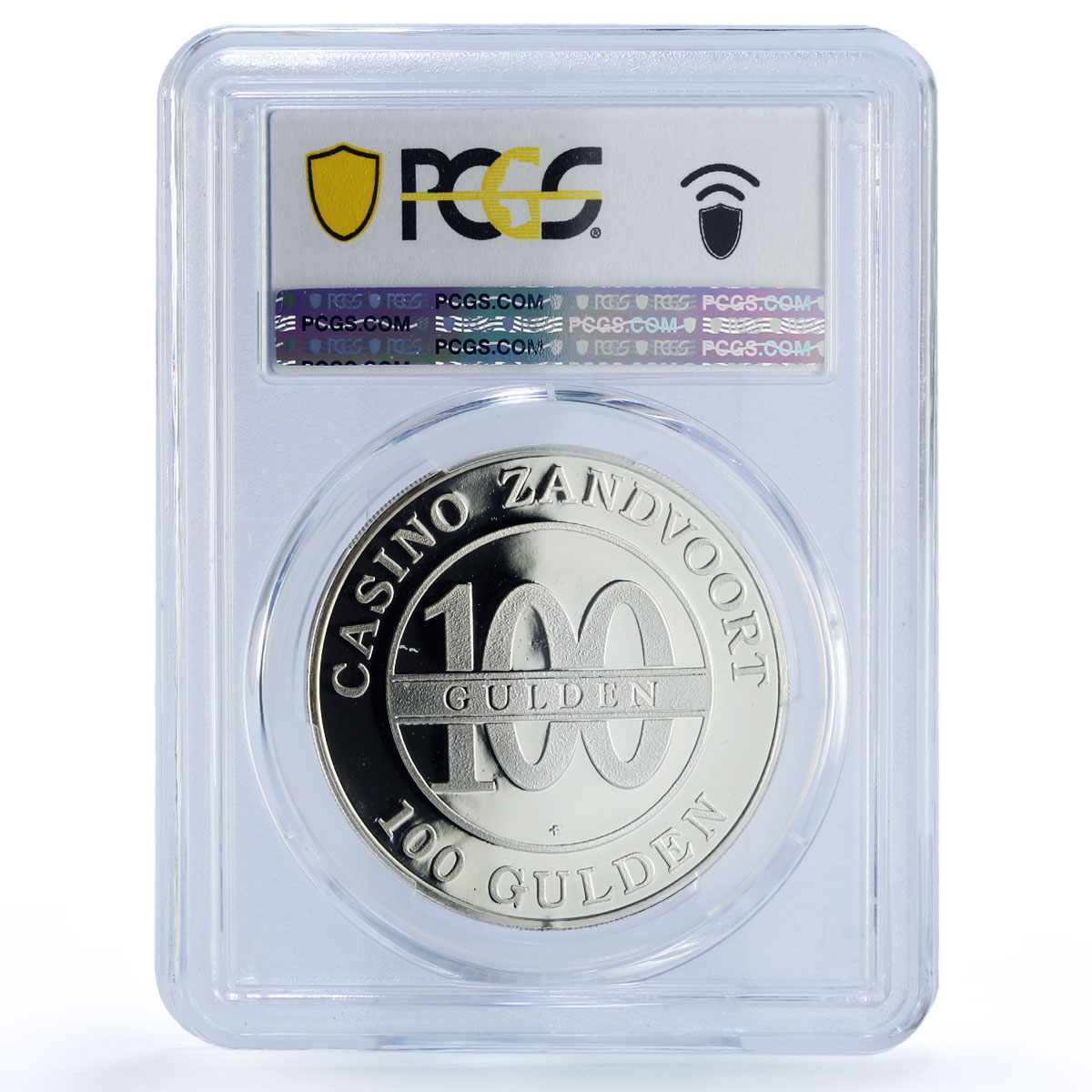 Netherlands Zandvoort Casino Fantasy Token PR69 PCGS silver 1986 - 1988 FM