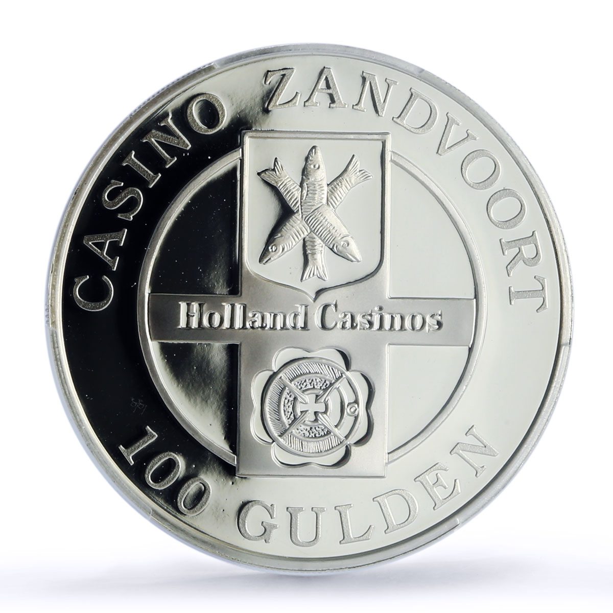 Netherlands Zandvoort Casino Fantasy Token PR69 PCGS silver 1986 - 1988 FM