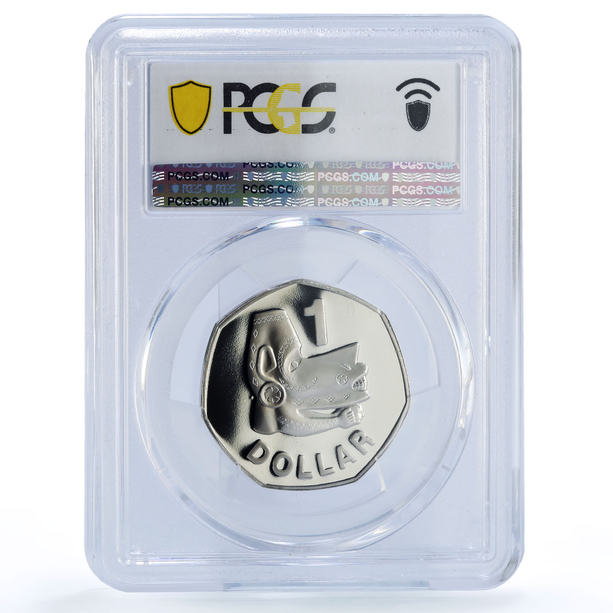 Solomon Islands 1 dollar Elizabeth II Nusu Nusu PR69 PCGS CuNi coin 1983