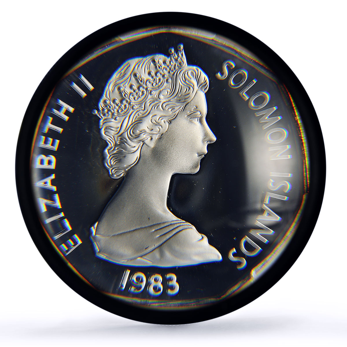Solomon Islands 1 dollar Elizabeth II Nusu Nusu PR69 PCGS CuNi coin 1983