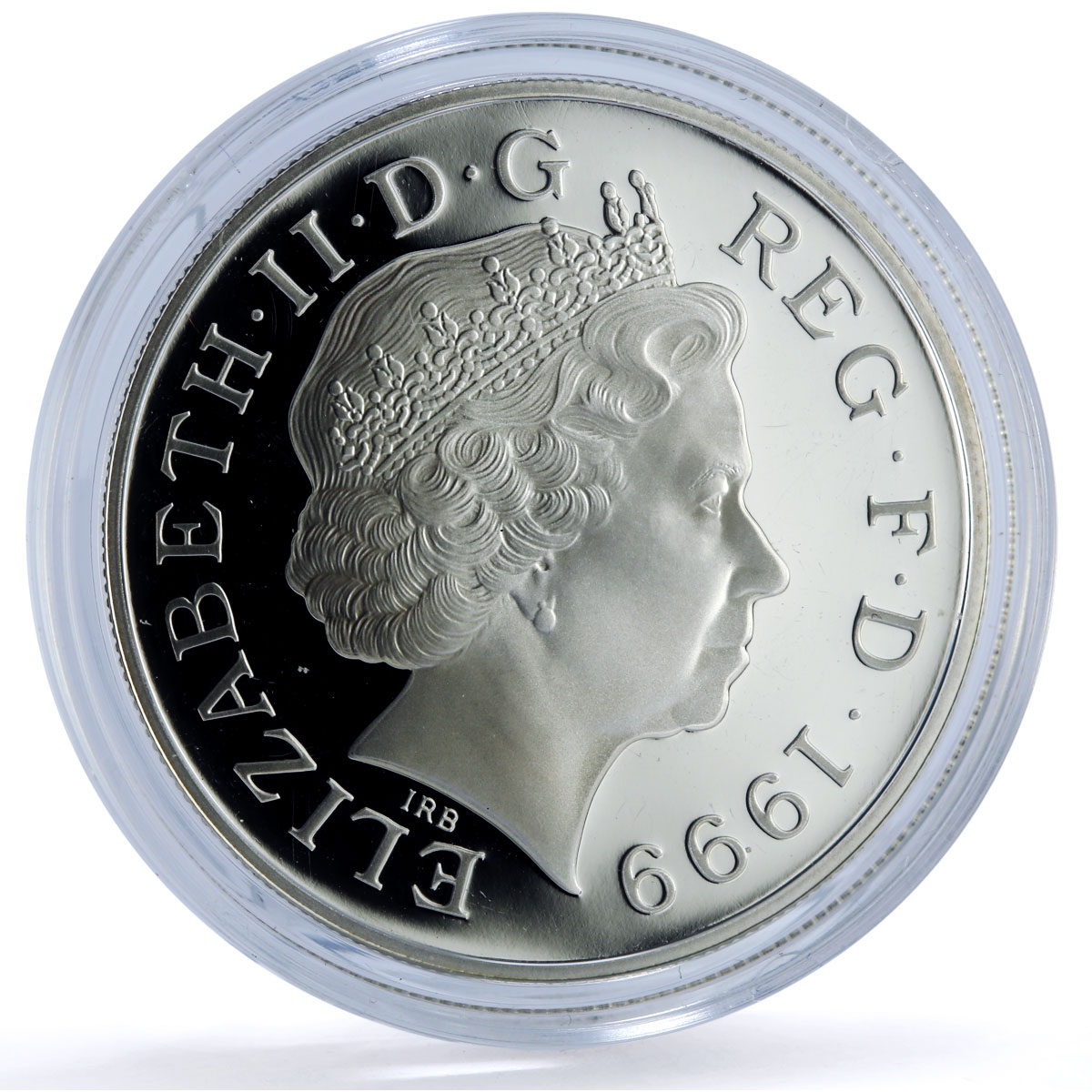 Great Britain 5 pounds Princess Diana History Politics proof silver coin 1999