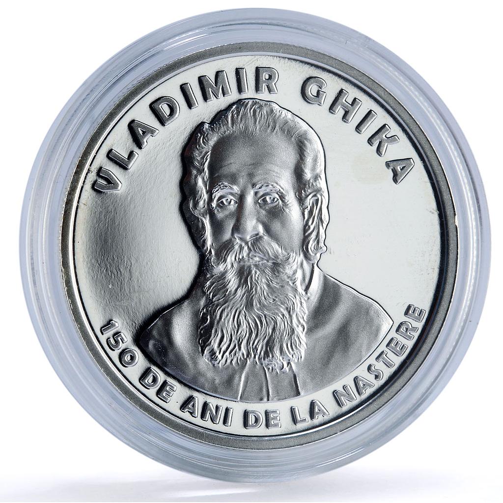 Romania 10 lei Vladimir Ghika 150th Anniversary Religion proof silver coin 2023
