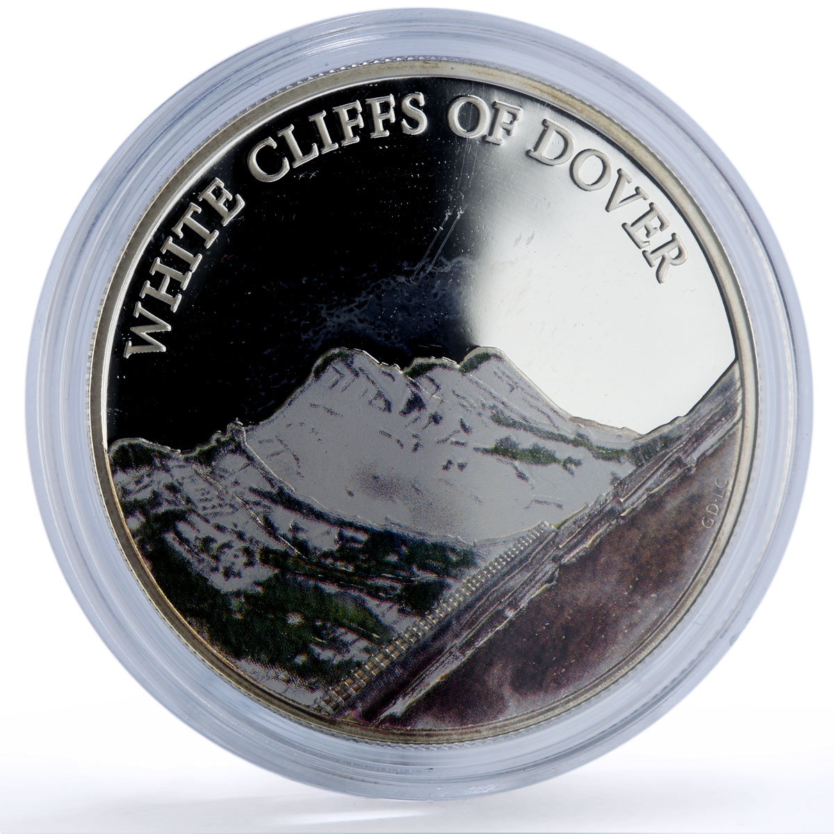 Great Britain 5 pounds White Cliffs Nature Landscapes proof silver coin 2016