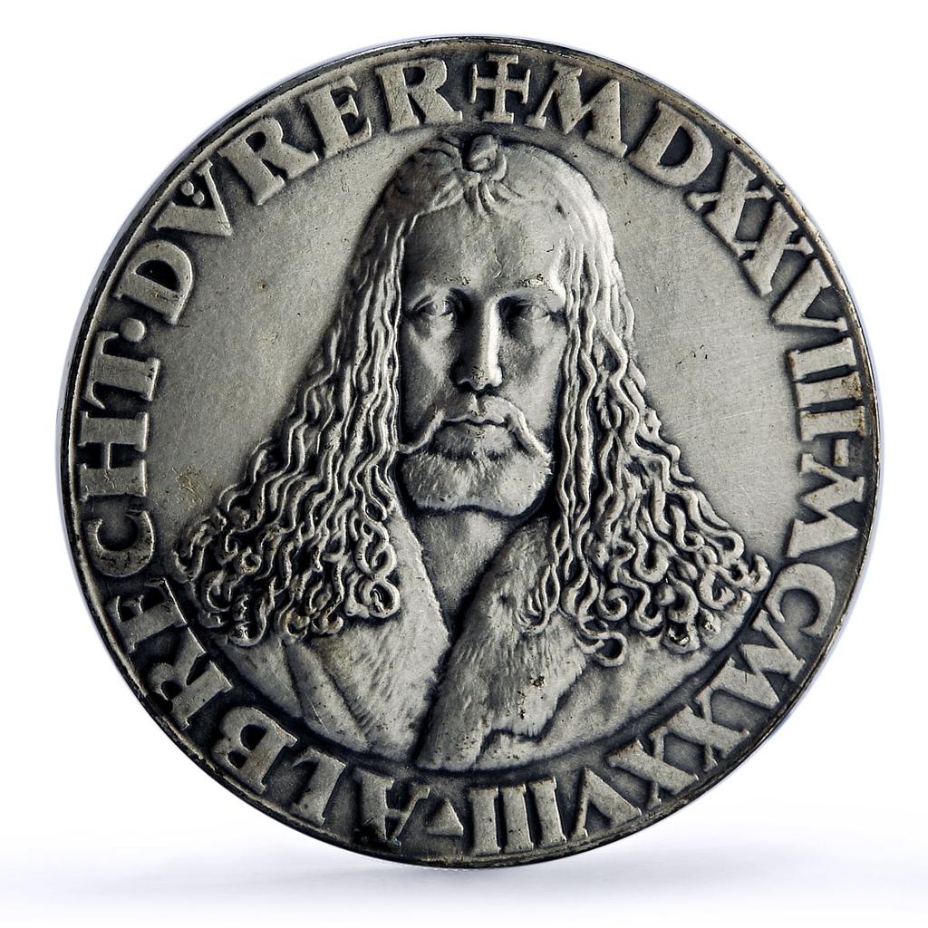 Germany Weimar Albrecht Durer 400th Anniversary Art History silver medal 1928