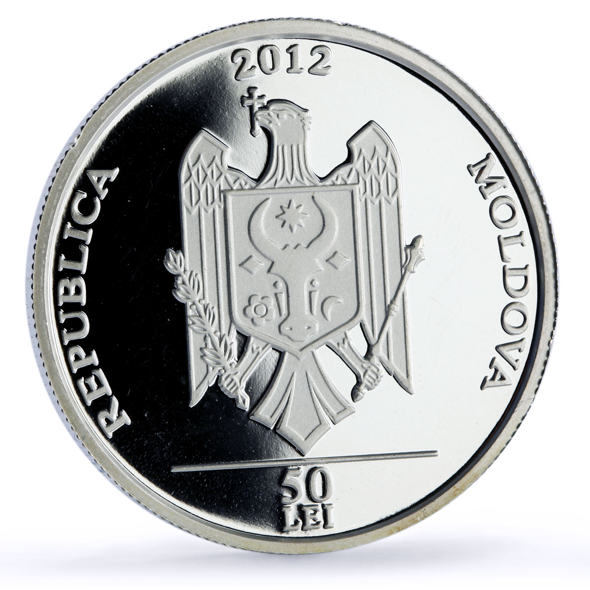 Moldova 50 lei Sanzienele Midsummer Day Folk Festival Culture silver coin 2012