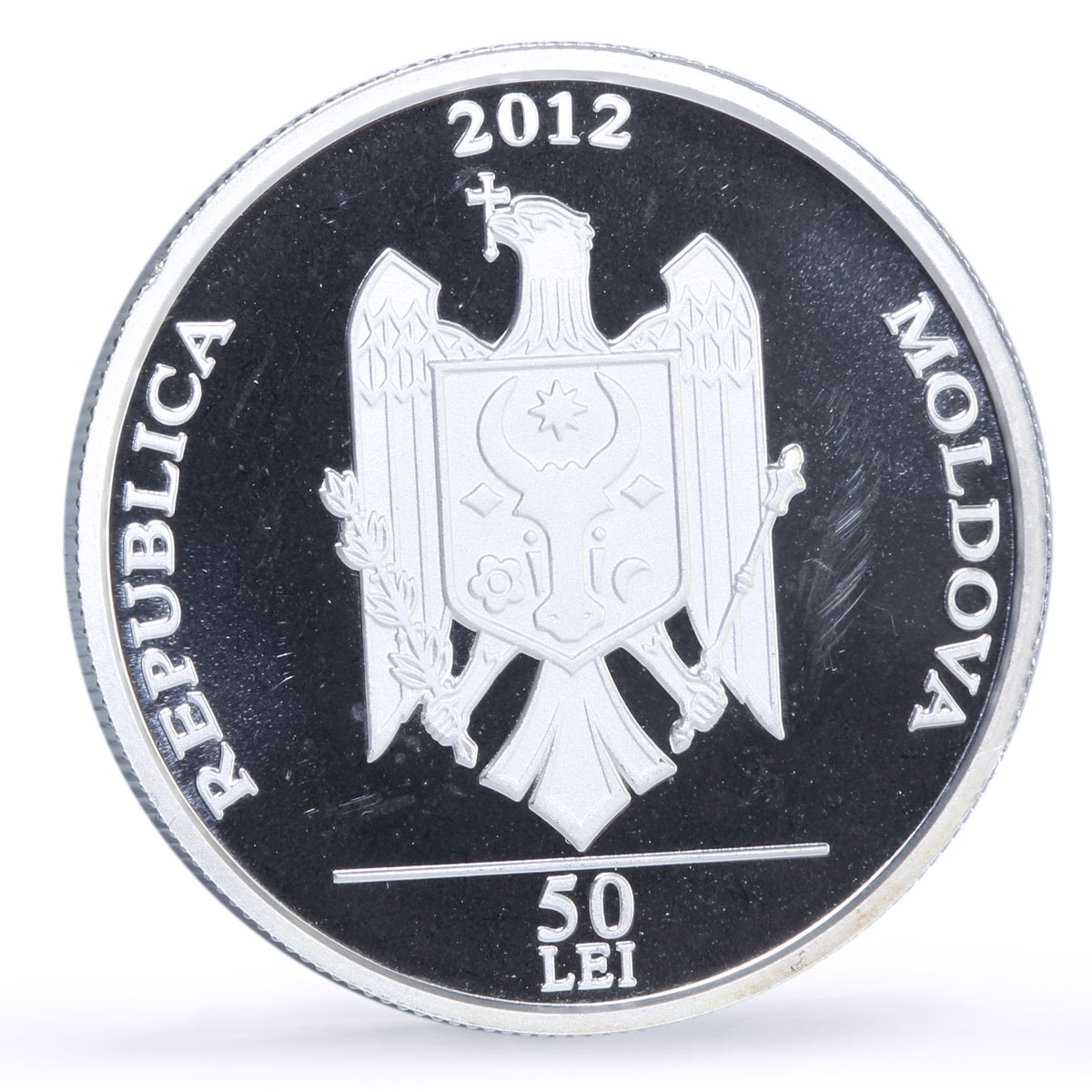 Moldova 50 lei Sanzienele Midsummer Day Folk Festival Culture silver coin 2012