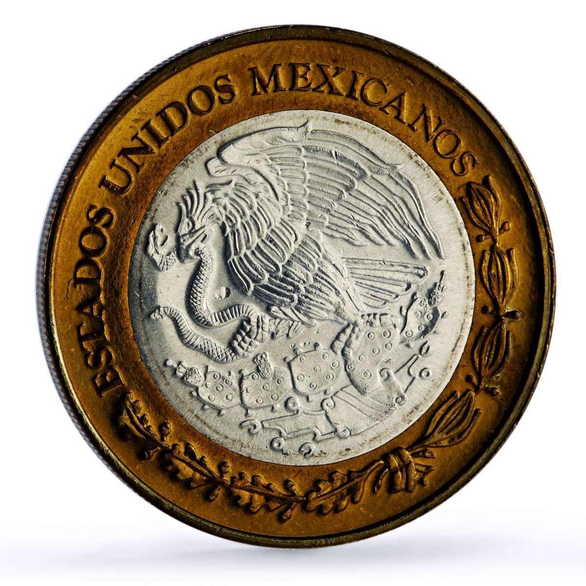 Mexico Various Pesos Set Republic Coinage Commemorative BU bimetal coins 1994
