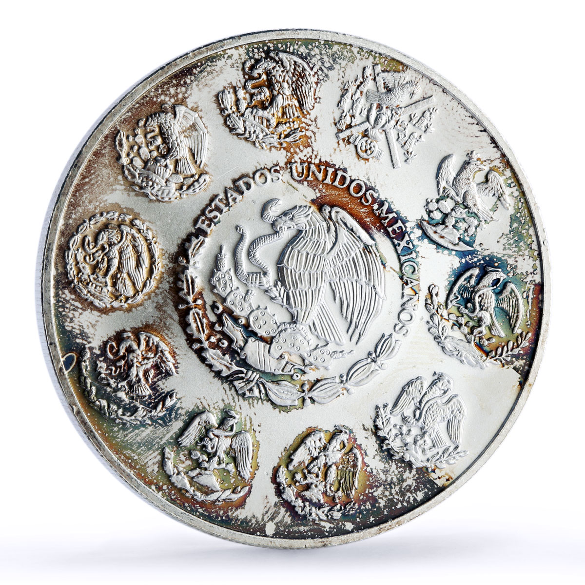 Mexico 2 onzas Libertad Angel of Independence silver coin 1999