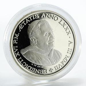 Vatican 10 euro Benedictus XVI proof silver coin 2007