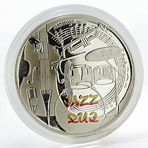 Armenia 1000 dram Jazz Instruments and Notes proof silver coin 2010